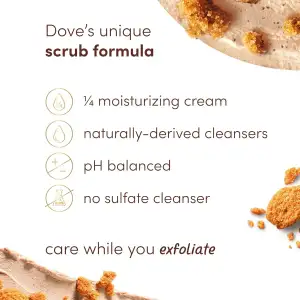 Dove Exfoliante Corporal Azúcar Morena & Crema De Coco 425g - Image 4