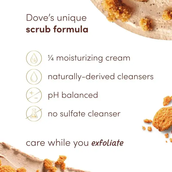 Dove Exfoliante Corporal Azúcar Morena & Crema De Coco 425g - Image 4