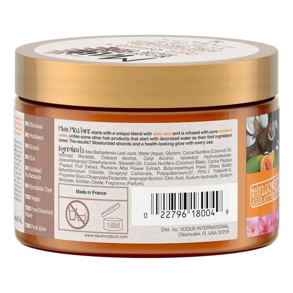 Maui Moisture Crema Desenredante Estiliza El Cabello 340g - Image 2