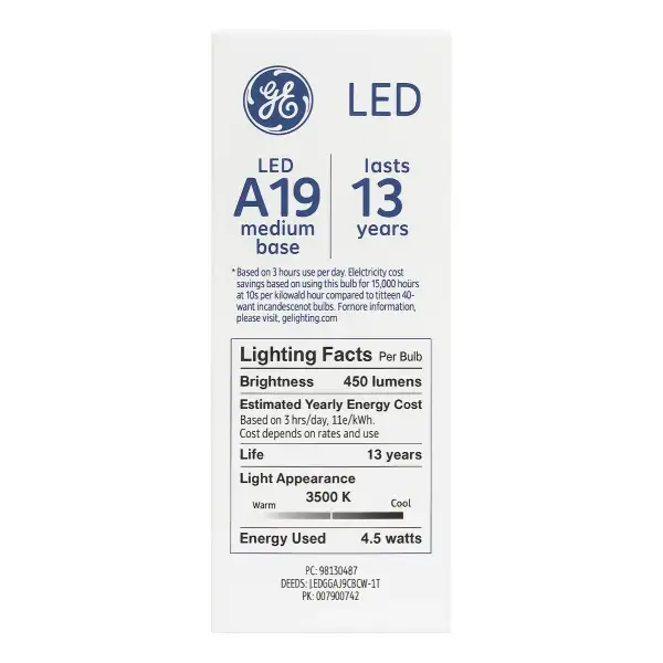 Ge Classic Bombillas De Luz Led Regulables 40-watt Pack 4 - Image 3