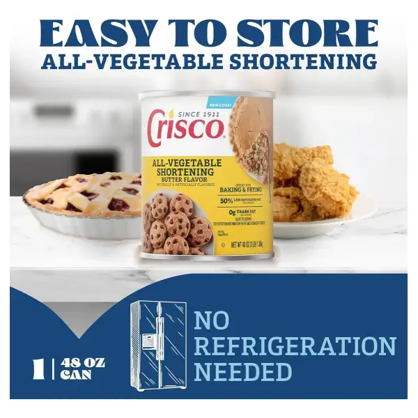 Crisco Mantequilla Vegetal Sabor A Mantequilla 1.36kg - Image 7