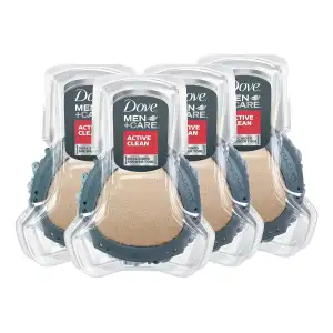 Dove Esponja De Baño 2 En 1 Men+care Limpieza Activa 4 Pack