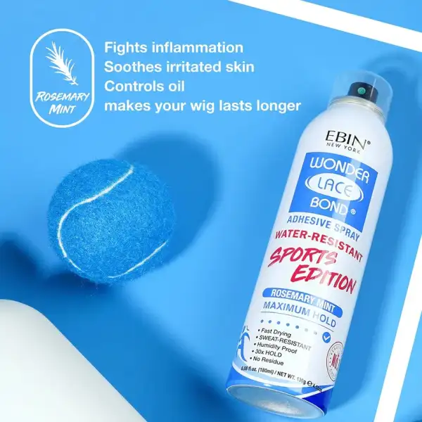 Ebin New York Spray Adhesivo Sports Edition De Pelucas 420ml - Image 3
