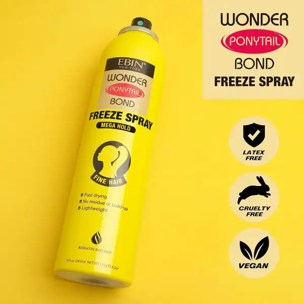 Ebin Spray Fijador Para El Cabello Wonder Bond Mega 245ml - Image 3