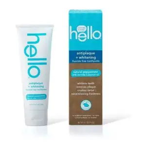 Hello Pasta Dental Blanqueadora Antiplaca Sin Floruro 133g