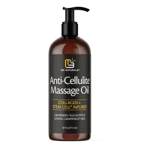 M3 Naturals Aceite Anticelulítico Con Colágeno Masaje 473ml