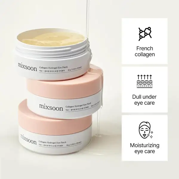 Mixsoon Parche Para Ojos De Hidrogel De Colágeno 84g 30pares - Image 3
