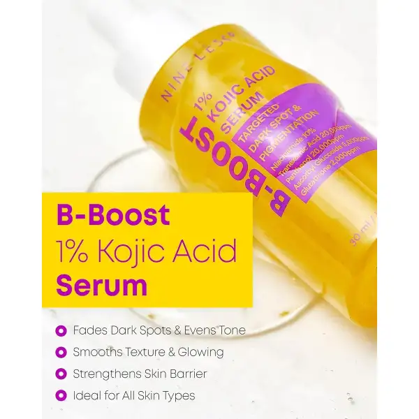 Nineless Serum Ácido Kójico Al 1% B-boost Coreano 30ml - Image 2
