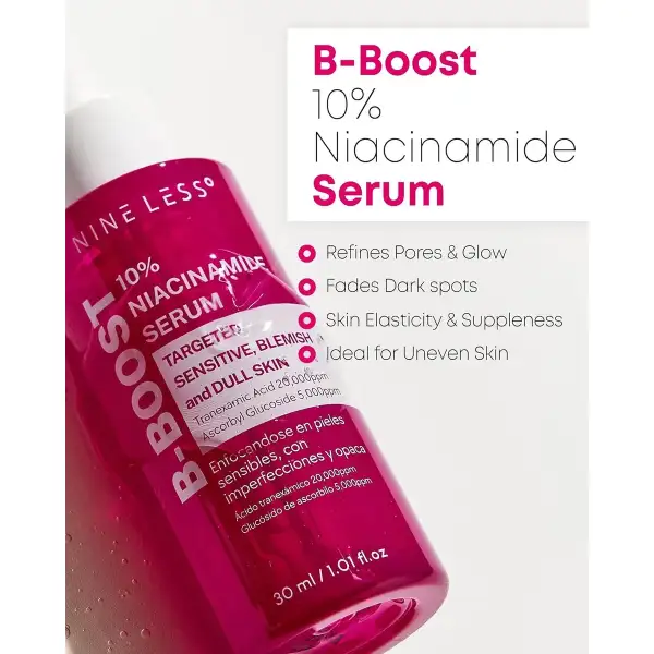 Nineless Serum De Niacinamida Al 10% B-boost Coreano 30ml - Image 2