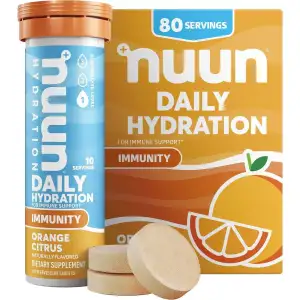 Nuun Immunity 80 Tabletas De Hidratación Sabor Naranja 8 Uds