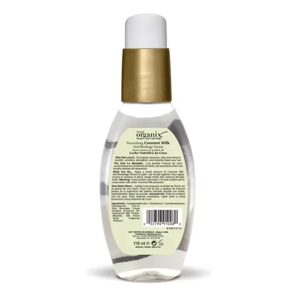 Ogx Serum Nutritivo Coconut Milk Tratamiento Capilar 118ml - Image 3