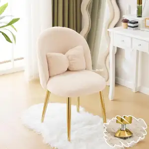 Vingli Silla De Tocador Para Niñas Con Respaldo Y Almohada