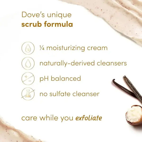 Dove Exfoliante Corporal De Vainilla Sugar 425g - Image 4