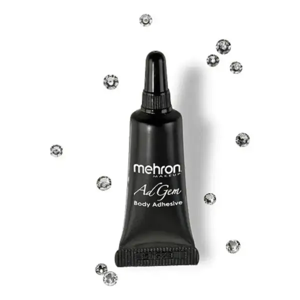 Mehron Pegamento Adgem Sin Látex 5ml Con 30 Cristales - Image 5