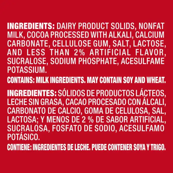 Nestlé Hot Mezcla De Chocolate Caliente Sin Grasa 208g - Image 5