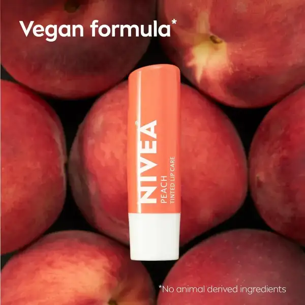 Nivea Lip Care Balsamo Labial De Durazno Pack 4 4.8g c/u - Image 5