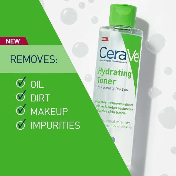 Cerave Tónico Facial Hydrating Toner Sin Alcohol Ácido Hialurónico 25+ - Image 2