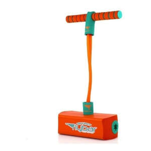 Saltador De Espuma Flybar Para Niños Color Naranja Forma Caballito