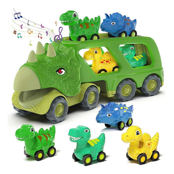 Veslier Auto De Transporte Dinosaurio Con Luz Y Sonido - Image 2