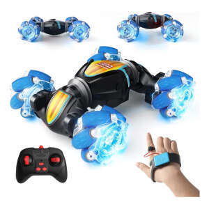 Tecnock Coche Control Remoto Doble Giro 360 °, Luces/sonido