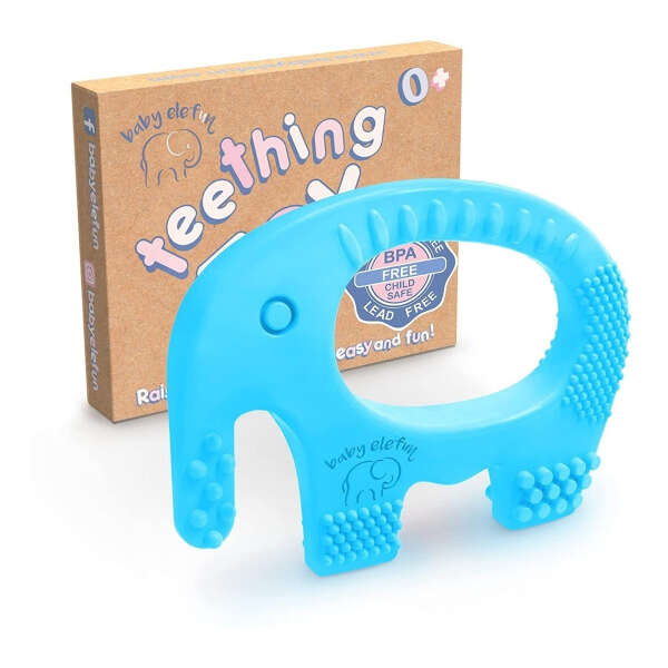 Baby Elefun Mordedores Juguetes De Dentición De Silicona - Image 3
