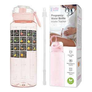 Bellybottle- Botella De Agua Con Medidas Para Embarazo