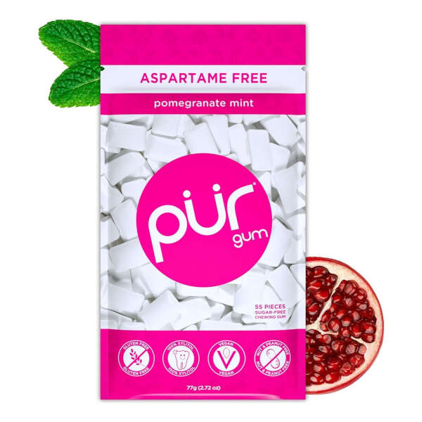 Pur Gum Chicle De Menta Sabor Frutal De Xilitol 55 Und - Image 7