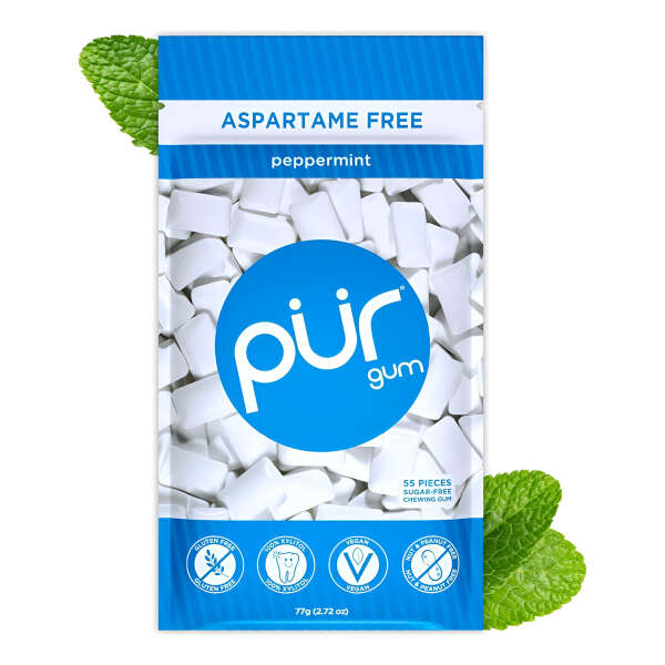 Pur Gum Chicle De Menta Sabor Frutal De Xilitol 55 Und - Image 6