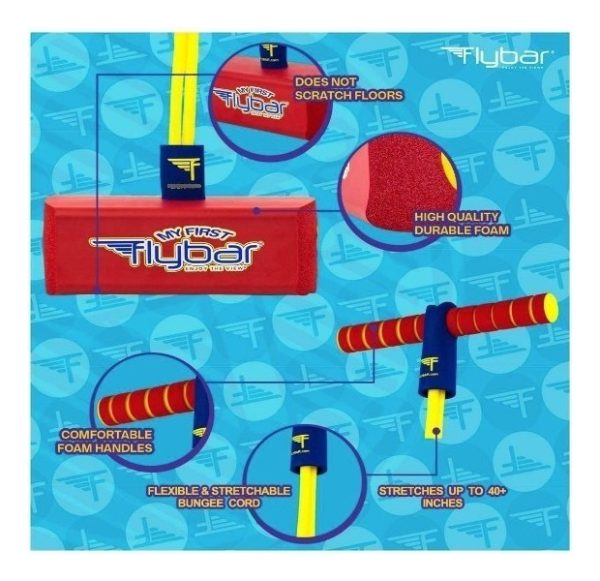 Saltador De Espuma Flybar Para Niños Color Rojo Forma Caballito - Image 2