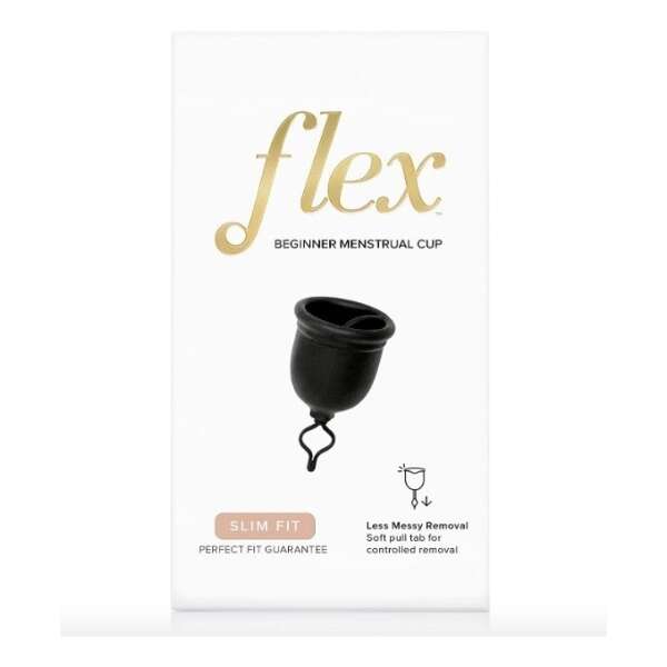 Flex Copa Menstrual Reusable Con Anillo Para Fácil Remoción - Image 2
