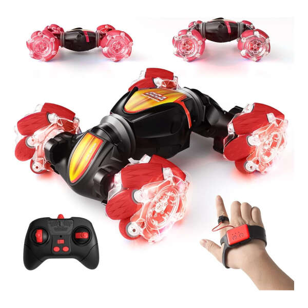 Tecnock Coche Control Remoto Doble Giro 360 °, Luces/sonido - Image 2