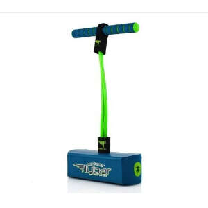 Saltador De Espuma Flybar Para Niños Color Azul Forma Caballito