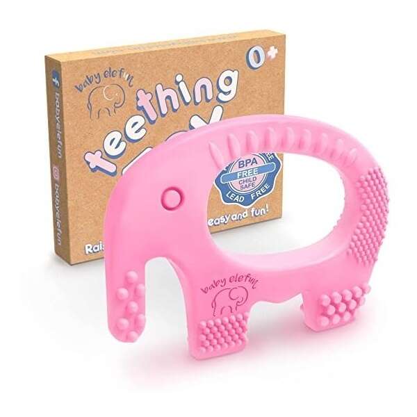 Baby Elefun Mordedores Juguetes De Dentición De Silicona - Image 2