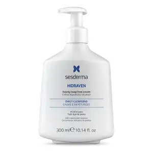 Sesderma Crema Espumosa Hidraven Sin Jabón Hidratante 300 Ml Todo Tipo De Piel Día/noche